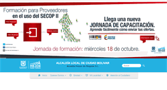 Desktop Screenshot of ciudadbolivar.gov.co